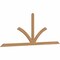 Ekena Millwork Richland Timber Gable Bracket, Western Red Cedar, 108"W x 40"H x 1 1/2"D x 3 1/2"F, 9/12 Pitch GBW108X40X0204RIC00SWR - alternate 5